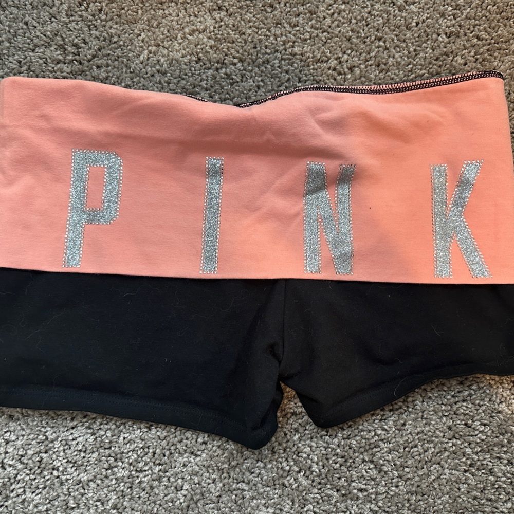 Size medium PINK fold over shorts